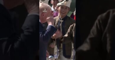 Trump dances with performers after landing in Malaysia | AJ #shorts