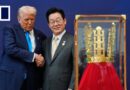 Trump gifted gold crown in South Korea