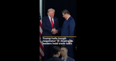 Trump hails ‘tough negotiator’ Xi Jinping as leaders meet in South Korea | AJ#shorts