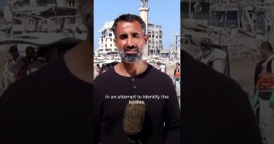 Unidentified Palestinian bodies recovered from Gaza City mass grave | AJ #shorts