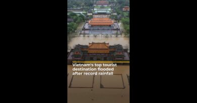 Vietnam’s top tourist destination flooded after record rainfall  | AJ#shorts