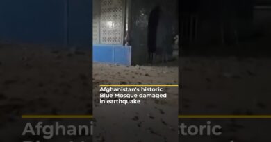Afghanistan’s Blue Mosque damaged in earthquake | AJ #shorts