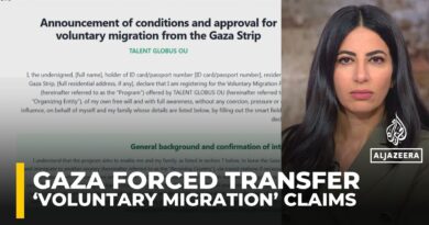 Al Jazeera uncovers suspicious group behind transfer of Palestinians from Gaza