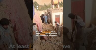 At least 20 killed after powerful earthquake in Afghanistan | AJ #shorts