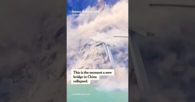 Bridge in China Partially Collapses