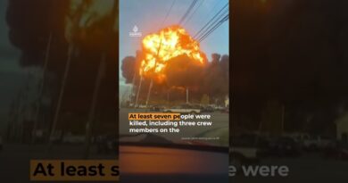 Cargo plane crash sparks deadly fireball in Kentucky | AJ #shorts