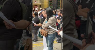 Community joins together in prayer for Tai Po fire victims