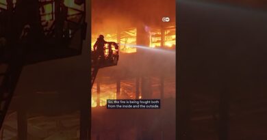 Croatia: Landmark skyscraper in flames in capital city Zagreb | DW News