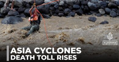 Cyclones battle Asia: Death toll climbs as floods & landslides continue