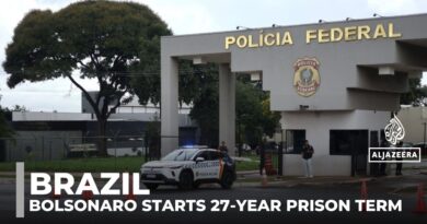 Ex-Brazilian president Bolsonaro starts serving his 27-year prison term for coup plot