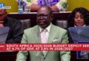 Finance Minister Enoch Godongwana delivers the 2025 medium-term budget speech