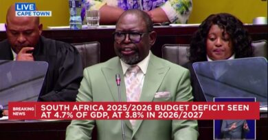 Finance Minister Enoch Godongwana delivers the 2025 medium-term budget speech