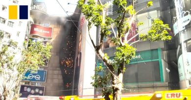 Fire at major Hong Kong shopping centre