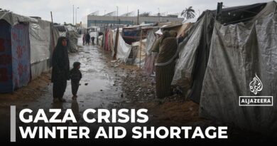 Floods damage makeshift homes: Displaced Palestinians brace for harsh winter