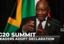 G20 summit in South Africa adopts declaration despite US snub