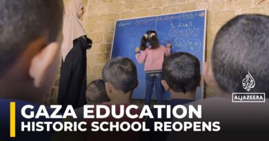 Gaza’s 800-year-old school reopens, reviving hope for children’s education
