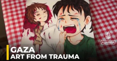 Gaza’s young artist turn war trauma into art