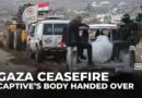 Hamas’ military wing hands over body of Israeli captive recovered in Gaza to Red Cross