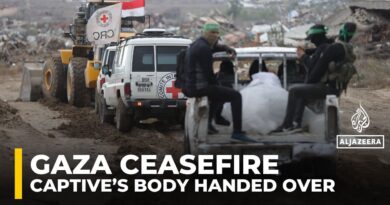Hamas’ military wing hands over body of Israeli captive recovered in Gaza to Red Cross