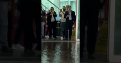 Heavy rains flood COP30 conference entrances | AJ #shorts