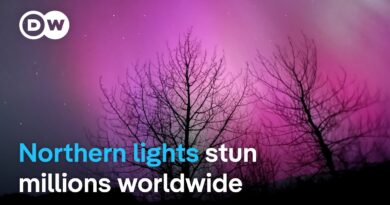 How does the earth’s magnetic field produce the dazzling skies of the northern lights? DW News