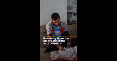 How many times has Israel violated the Gaza ceasefire? | AJ #shorts