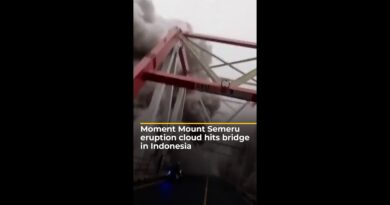 Indonesia’s Mount Semeru erupts in East Java | #ajshorts