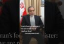 Iran’s foreign minister: we are ready for a nuclear deal