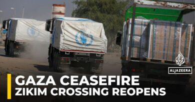 Israel reopens Zikim crossing in northern Gaza to allow in humanitarian aid trucks