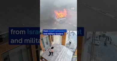 Israeli settlers torch West Bank mosque | DW News