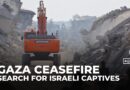 Israeli strikes test Gaza ceasefire as search for bodies of captives intensifies