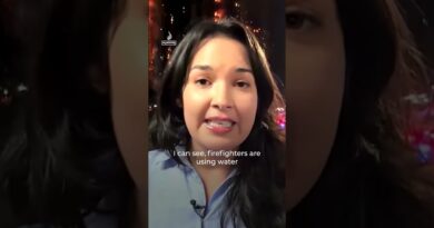 Major fire puts Hong Kong on highest alert as firefighters tackle blaze | AJ #shorts