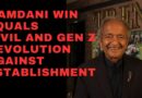 MAMDANI WIN EQUALS CIVIL AND GEN Z REVOLUTION AGAINST ESTABLISHMENT