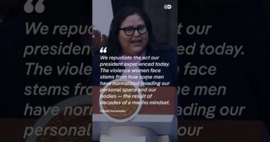 Man arrested after grouping Mexico’s President Scheinbaum | DW News