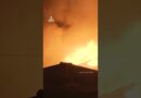Massive fire rips through neighbourhood in Japan | AJ #shorts