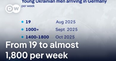 Number of young Ukrainian men arriving in Germany surges dramatically | DW News