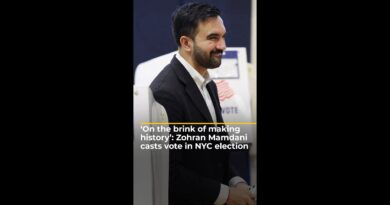 ‘On the brink of making history’: Zohran Mamdani casts vote in NYC election | #ajshorts