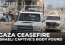 One more Israeli captive’s body to be handed over at 18:00 GMT: Hamas