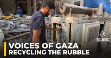 Palestinians in Gaza repurpose destroyed Israeli military vehicles to get fuel and water