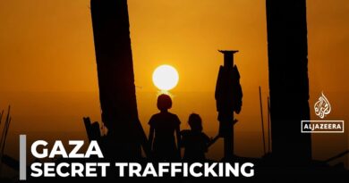 Palestinians moved through secret routes in Gaza amid trafficking concerns