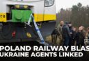 Poland blames two Ukrainians allegedly working for Russia for railway blast