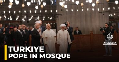 Pope Leo in turkey: Pontiff visits Istanbul’s Sultanahmet mosque