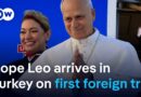Pope Leo the 14th has landed in Turkey’s capital Ankara for first foreign trip as pontiff | DW News