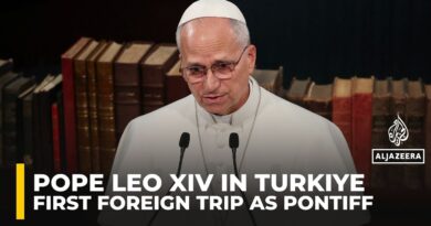 Pope Leo XIV delivers message of peace, unity in Turkiye on his first foreign trip as pontiff