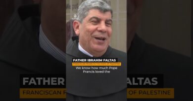 Popemobile converted into clinic to treat children in Gaza | AJ #shorts