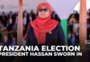 President Hassan sworn in following deadly Tanzania election