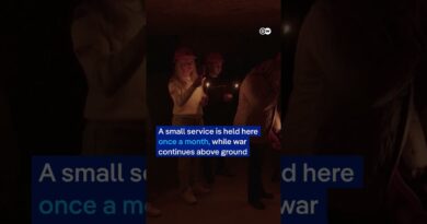 Priest seeks peace in church inside Odesa catacombs | DW News