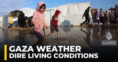 Rainy weather in Gaza brings further danger, misery for displaced Palestinians