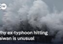 Remains of deadly typhoon to hit Taiwan | DW News