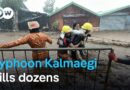 Rescue helicopter downed and dozens killed as Typhoon Kalmaegi hits Philippines | DW News